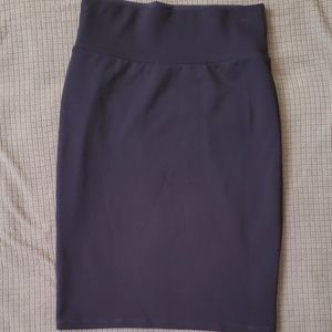 LulaRoe Navy Cassie (pencil) Skirt